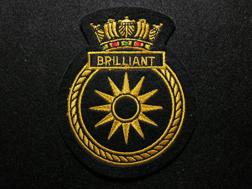 HMS Brilliant Ships Patch