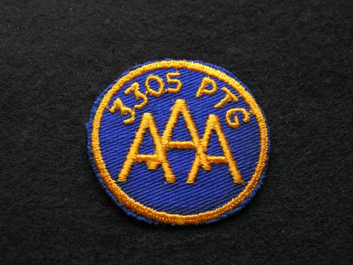 Pilot Training Group 3305 Patch