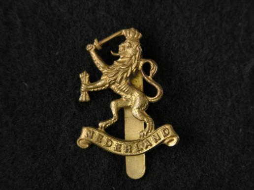 Dutch Army Cap Badge by Gaunt of London
