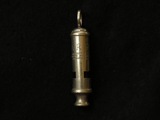 WWII Air Raid Precaution Whistle