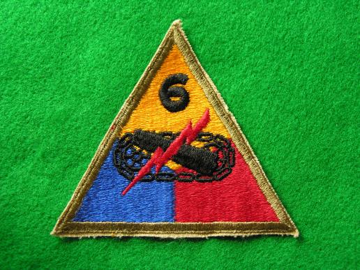 U.S.Army 6th Tank Battalion Patch