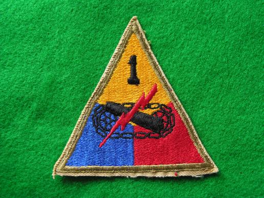 U.S.Army 1st Tank Battalion Patch