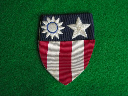 WWII Printed China-Burma-India Theatre Patch