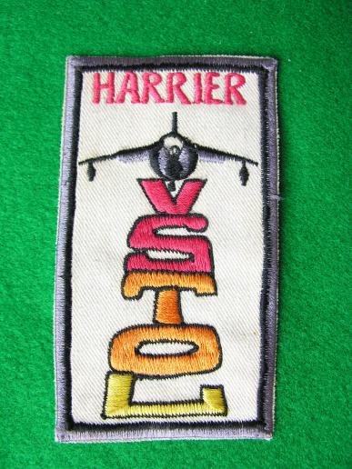  Harrier Aircraft Patch - VSTOL