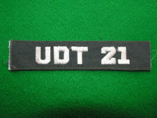 U.S. Navy Under Water Demolishion Team 21 Tape