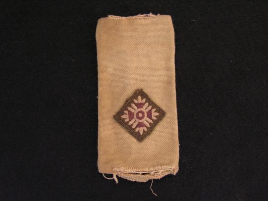 British 2nd Lieutenant Rank Khaki Slide