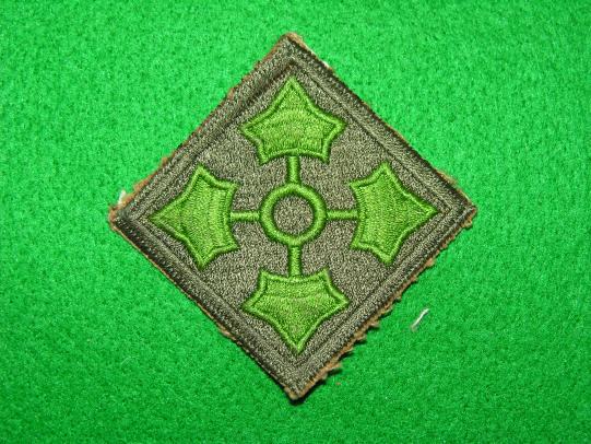 WWII U.S.Army 4th Infantry Division Patch