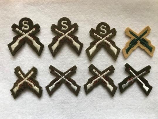 British Marksman and Sniper Badges