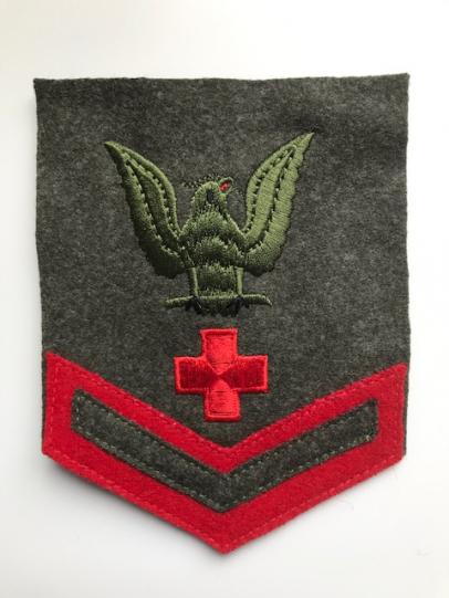 US Marine Corps 1st Class Chief Medic Corpsman Patch