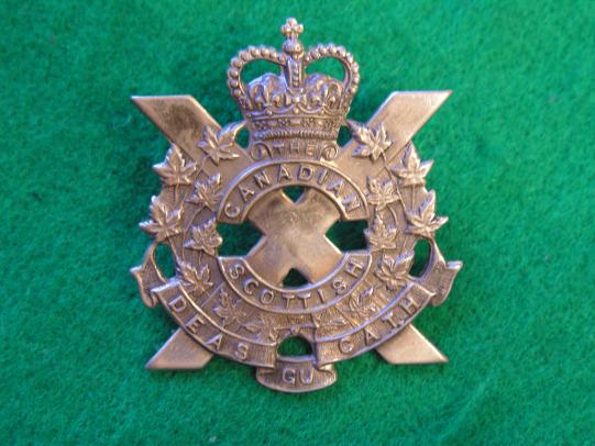 Canadian Scottish Cap Badge