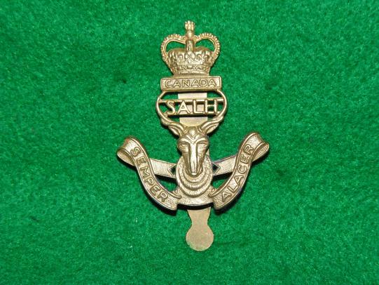 Canadian The South Alberta Light Horse Cap Badge