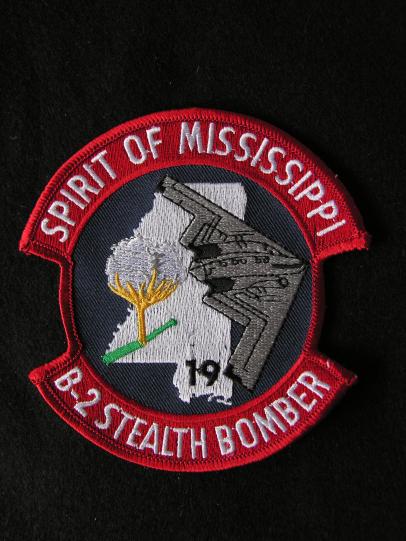 USAF B2 Stealth Bomber Patch