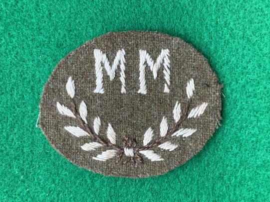 British Army Mortar Man Trade Badge