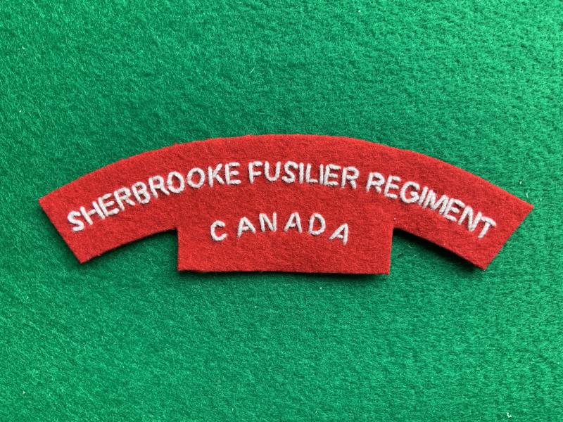 Canadian Sherbrooke Fusilier Regiment Post War Title