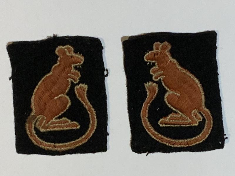 Pair of 7th Armoured Division Formation Signs