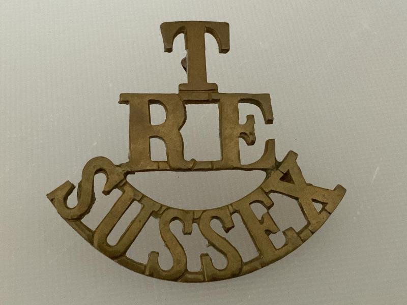 Territorial Royal Engineers Sussex Shoulder Title