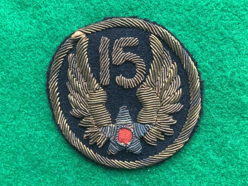 WWII US 15th Air Force Bullion Patch