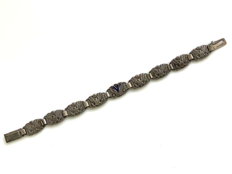 WWII American Officer “V” for victory bracelet