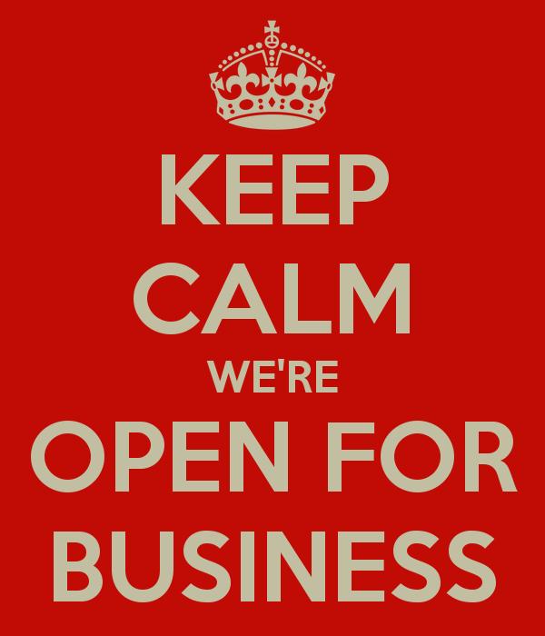 We are open for business in Devon