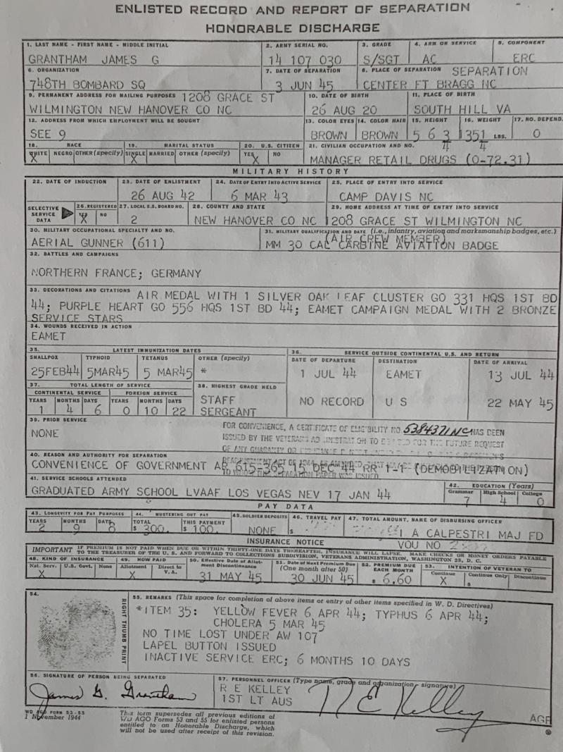 WWII 8th Air Force Aerial Gunner Grouping