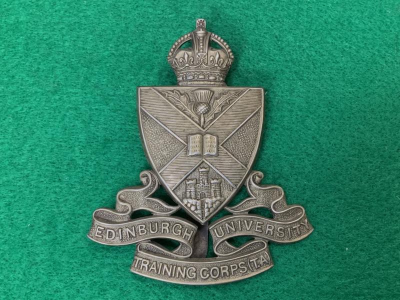 Edinburgh University Traning Corps (TA) Cap Badge