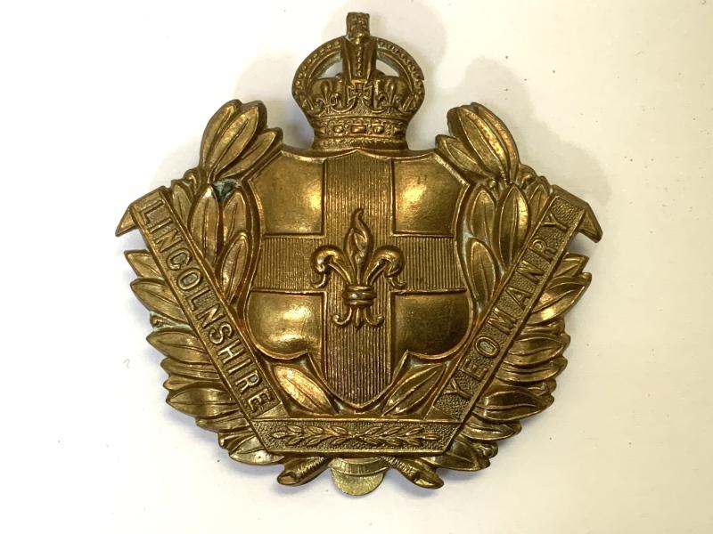 Lincolnshire Yeomanry Cap Badge WWII