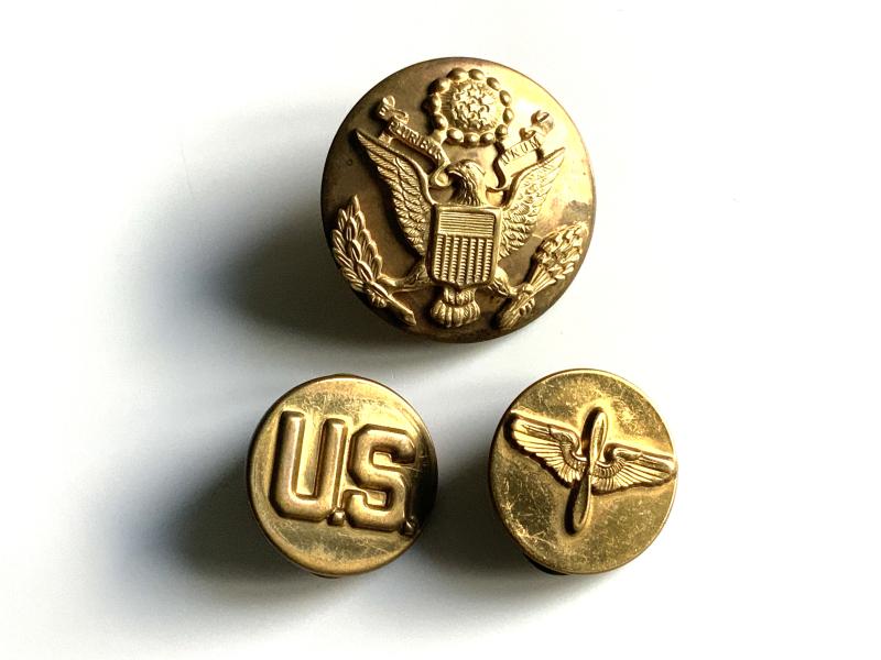 WWII US Army Air Force - Enlisted Branch of Service Collar Insignia