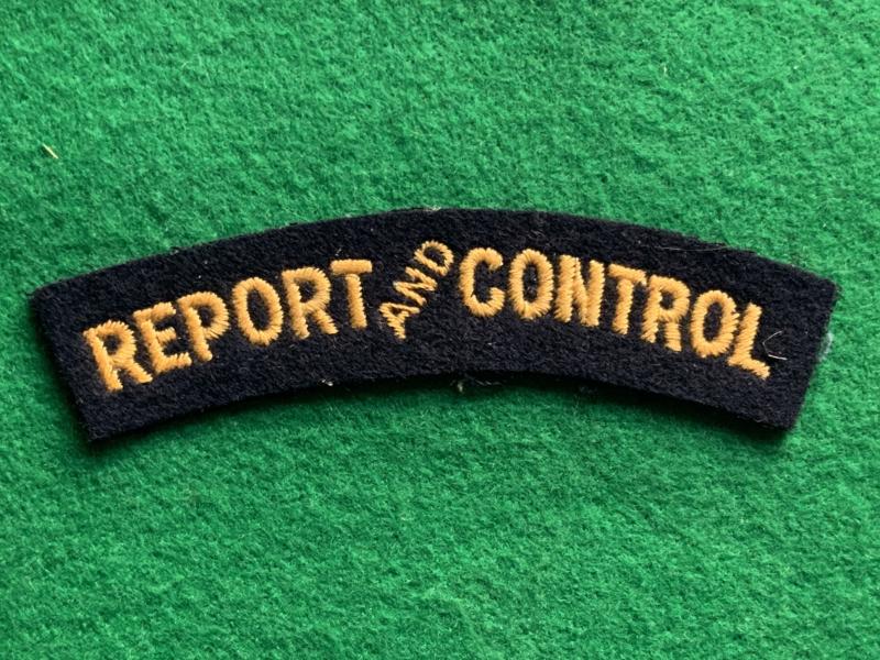 Civil Defence Report and Control Title