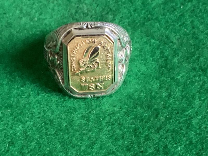 US Navy Seabees Ring